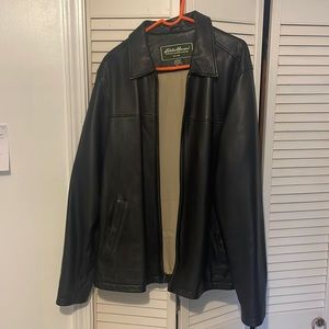 Eddie Bauer Collard leather jacket